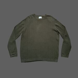 NN07 Julian Knit Sweater Army Green 100% Cotton Mens XL
